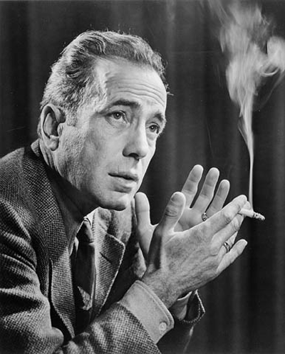 Picture of Humphrey Bogart. 
